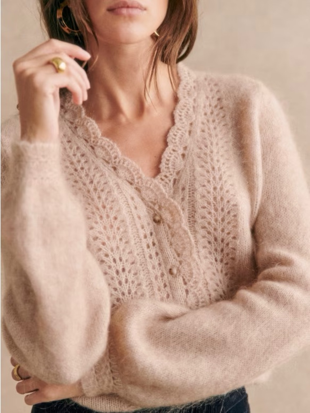 Sezane Angelie Cardigan